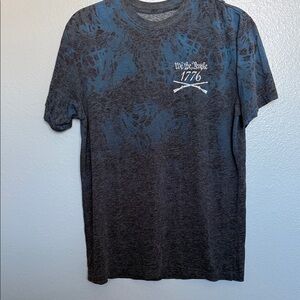 HOWITZER medium 1776 Men's Blue and Black Graphic T-Shirt